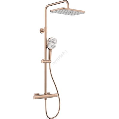 Armatura 5756-910-34 - Душ комплект с термостатна батерия MALAGA розово злато (KF0274)