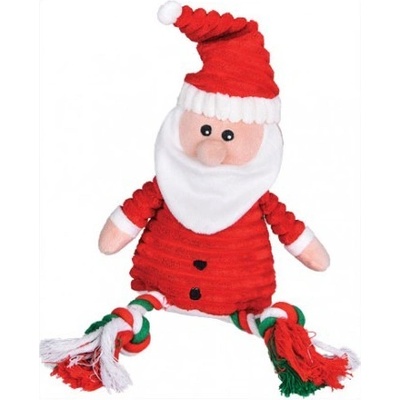 Doogy! Pískací Santa pro psy s lany 45 cm
