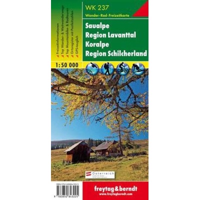 Freytag & Berndt Wander-, Rad- und Freizeitkarte Saualpe, Region Lavanttal, Koralpe, Region Schilcherland