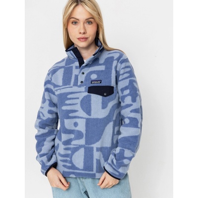 Patagonia Lightweight Synch Snap-T Pullover mother tree/barnacle blue