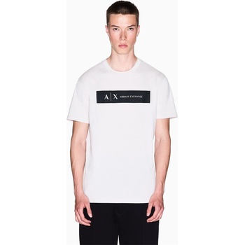 Armani Exchange Тениска Armani Exchange Men's Regular Fit T-Shirt - White