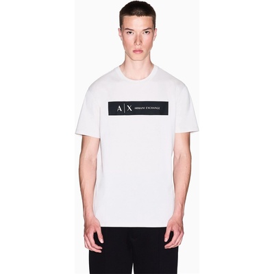 Armani Exchange Тениска Armani Exchange Men's Regular Fit T-Shirt - White