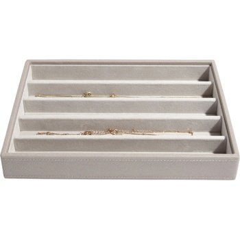 Stackers Ковчеже за бижута Stackers петкамерна cлassic кадифен тауп (73778)