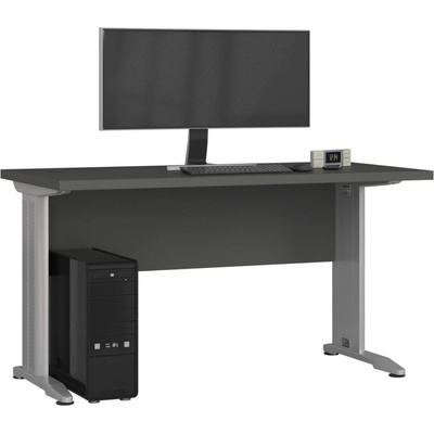 Ak furniture počítačový stůl BM-135 grafitově šedý