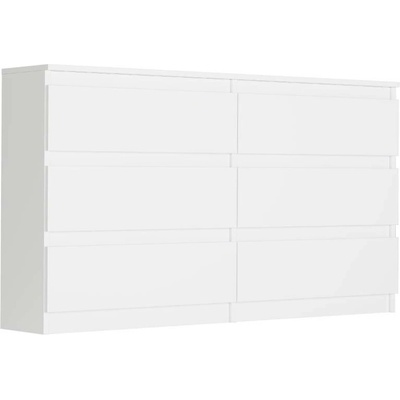 Framire Komoda se zásuvkami do ložnice bílá 140 x 30 cm Modern R140