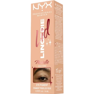 NYX Lid Lingerie Krémové oční stíny 05 gold string 6 ml