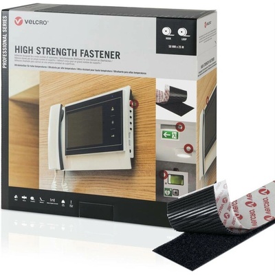 VELCRO® VELCRO - HiStr je25m Haken-&Flauschb 50mm VEL-PS20008 pásik so suchým zipsom čierna 1 ks