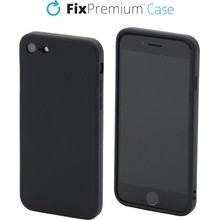 FixPremium - Silikónové iPhone 7 8 SE 2020 a SE 2022 čierne