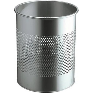 DURABLE Кошница за хартия, метална, 15 литра, durable, сребърна 331023 (331023)