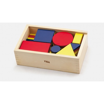 Viga logické kocky Geometrické figúrky
