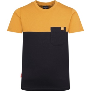 TROLLKIDS Детска тениска Trollkids Kid's Bergen T T-shirt - Mustard / Black - размер 98 (EU) (704-1801-1212)