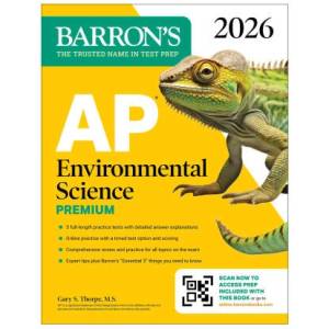 AP Environmental Science Premium, 2026: Prep Book with 5 Practice Tests + Comprehensive Review + Online Practice | 2026 (ISBN: 9781506296746)