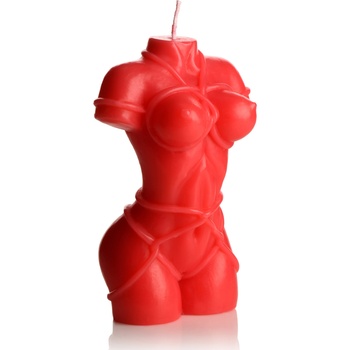 Image 1 of Master Series Bound Goddess Drip Candle Red