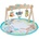 Playgro Активна Гимнастика с дървена арка Playgro - Fauna Friends, 0м+ (PG.0616)