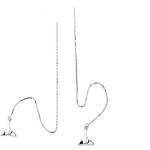 Silenti Jewelry Сребърни обеци "Нимфа