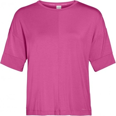 Calvin Klein Dámské spací tričko 000QS6410E BM6 růžová