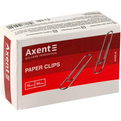 Кламери никелирани 78 mm Axent 50 бр (1903015-4103-A)