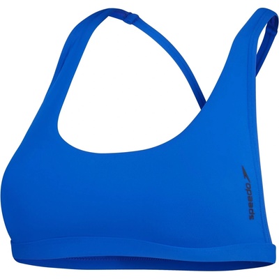 Speedo Горнище Speedo Women's Neck Bikini Top - Blue