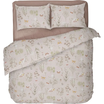 Dilios Двоен спален комплект ХЕРБА с един плик 100% памук