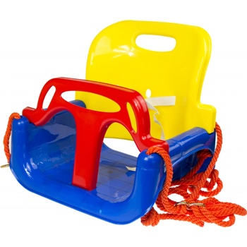 Verk detská hojdačka plastová 3v1 modrá