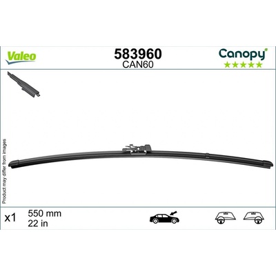 Stieracia liżta VALEO CANOPY 583960