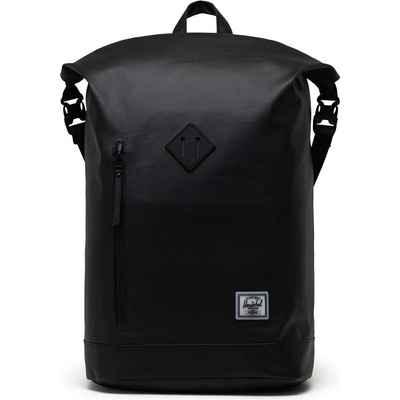 Herschel Раница Herschel Roll Top Backpack в черно голям размер с изчистен дизайн (11194.00001.OS)