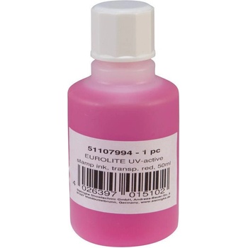 UV razítkovací barva 50 ml červená