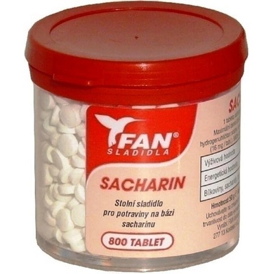 Fan Sacharin umělé sladidlo v dóze 50 g 800 tbl