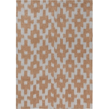 Ferm Living Малка кухненска кърпа Ikat 50 x 70 см оранжево-синя (1104270945)