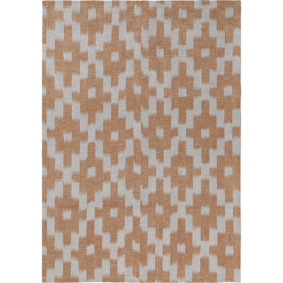 Ferm Living Малка кухненска кърпа Ikat 50 x 70 см оранжево-синя (1104270945)