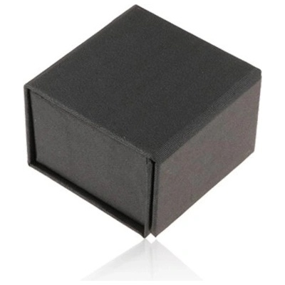 Šperky eshop Čierna krabička perleťový lesk, magnetické zatváranie Y55.15