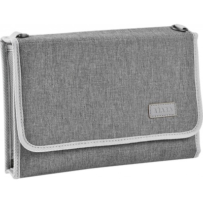 Beaba Kosmetická taštička Toiletry Pouch Heather Grey se zipem šedá