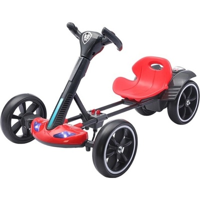 iMex Toys R/C motokára červená s LED osvětlením