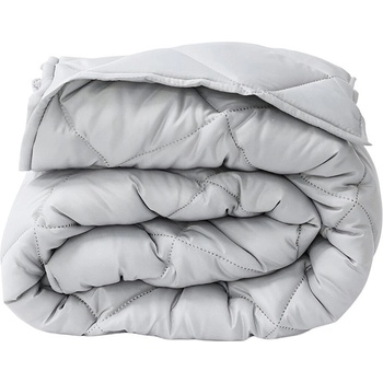 EmonaMall Олекотена завивка EmonaMall Елинор Светъл Сив, Зимна, 150/210 см, Капитонирана - Код S18655 (S18655-3800237624317)