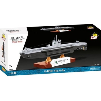 COBI 4857 II WW Немска подводница U-Boot VIIC U-96, 1: 300, 162 к