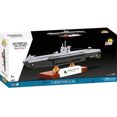 COBI 4857 II WW Немска подводница U-Boot VIIC U-96, 1: 300, 162 к