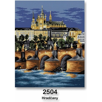 Předloha vyšívací 40 x 50 cm 2504 Praha Hradčany – Zboží Dáma