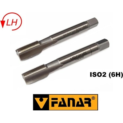 Závitník sadový levý M 14x1,5 (jemné) HSS DIN2181/2 - sada , FANAR A1-260001-0145
