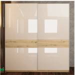 Bogdan Furniture I Гардероб Mod 1037, Дъб артисан и Кашмир гланц