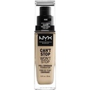 NYX Professional make-up Can't Stop Won't Stop vysoce krycí make-up 06 Vanilla 30 ml