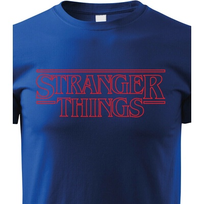 Dětské tričko Stranger Things Modrá Canvas Dětské tričko Bezvatriko.cz 0607