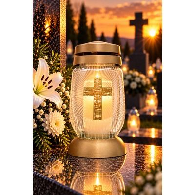 Bolsius kahanec 3D S 04 Kríž 21 cm