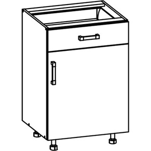 BRW Долен шкаф Older - D1S_50/82_L/STB - с плавно прибиране (D1S_50/82_L/STB)