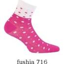 Gatta Cottoline jarní letní vzorované G24.59N Dívčí ponožky milka