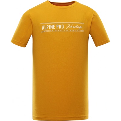 Alpine Pro ZIMIW bavlněné triko žlutá
