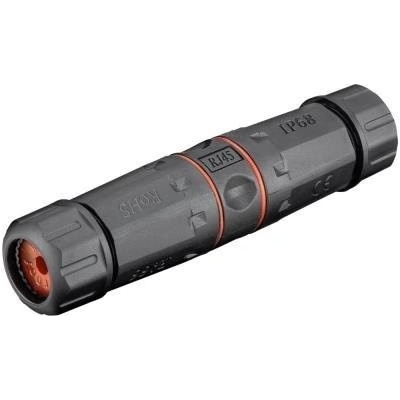 XtendLan STP spojka Cat 5e/6/6a Spojka, kabelová, stíněná, vodotěsná, krytí IP68, Cat5e/6/6a, kabely 5-9mm, nylon 66 Spojka Cat5e,6,6A waterproof – Sleviste.cz