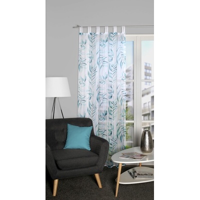 Home Wohnideen hotová záclona 49014 GORANE 6805 zelena 225x130 cm (v x s)