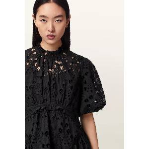 AllSaints разкроена рокля ODETTE (W001DE)