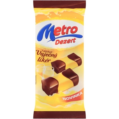 Michelské Pekárne Metro dezert s príchuťou vaječný likér 5 x 120 g