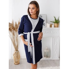 Tehotenský župan Basic Navy Grey